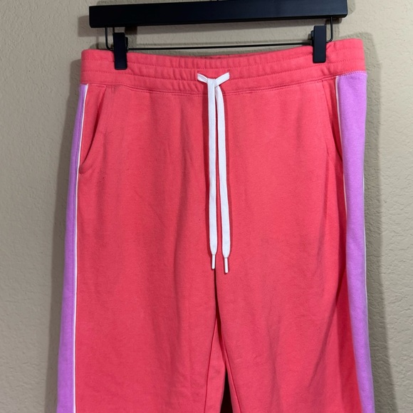 New PJ Salvage Women's "Perfect Match" Color Block Banded Jogger Lounge Pants S - Picture 4 of 13